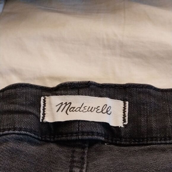 Madewell Jeans High Rise Skinny Black Women's 18 - Picture 4 of 7
